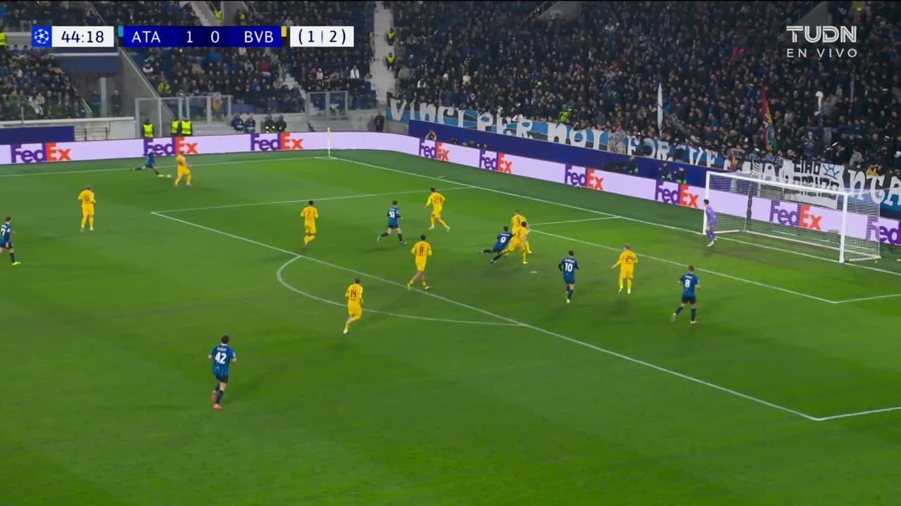 ¡GOL!  anota para Atalanta. Davide Zappacosta