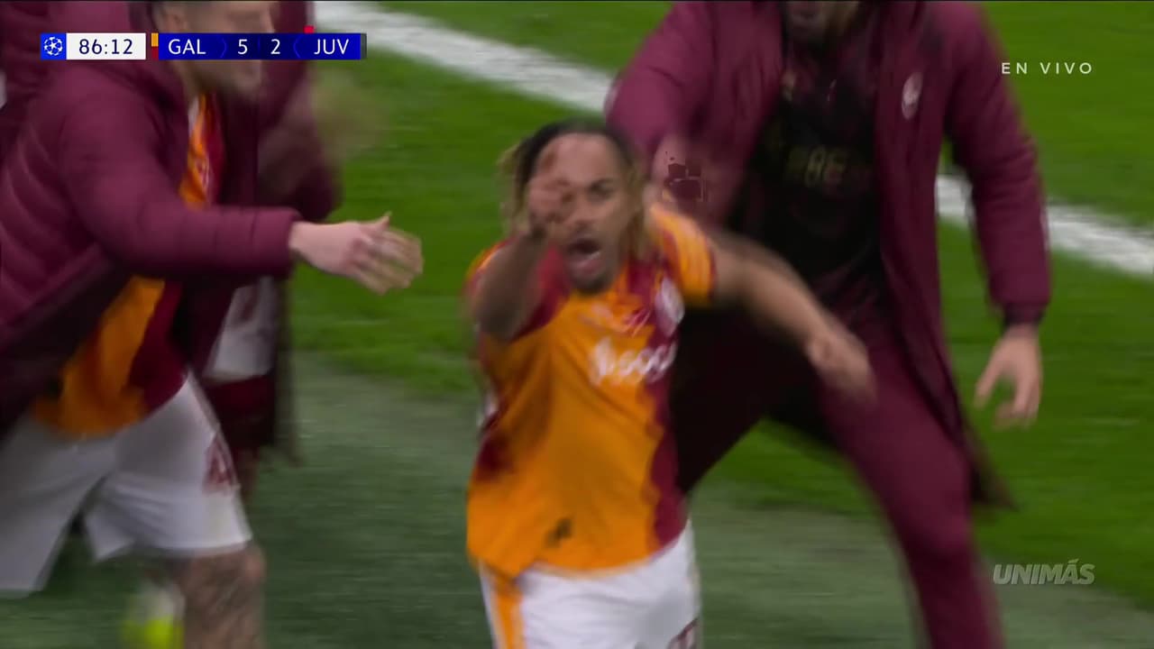 Gol Galatasaray, Gol de Sacha Boey, Galatasaray vs. Juventus, 5-2
