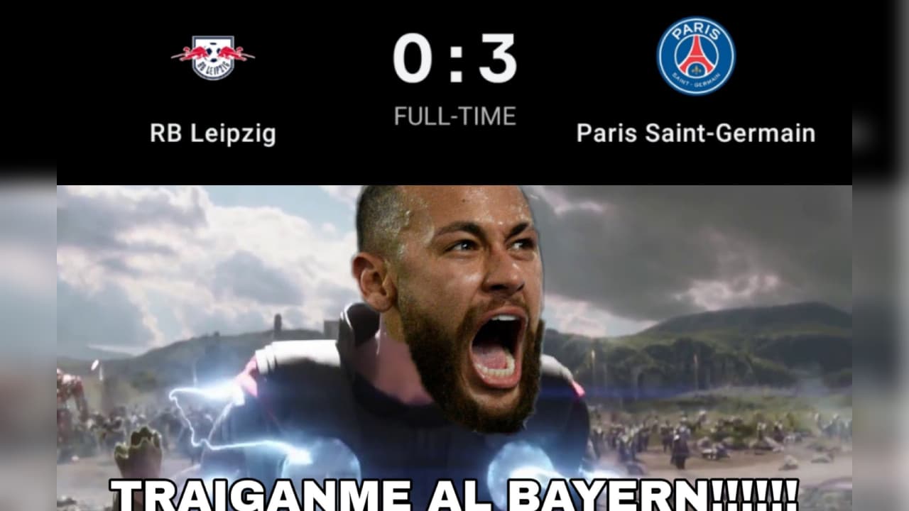 Como es la costumbre, los memes aparecen luego de un partido de Champions League, y esta vez la víctima es el RB Leipzig.