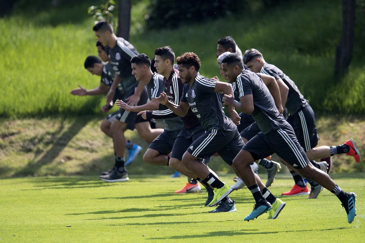 Entrenamiento de la Selección Mexicana
