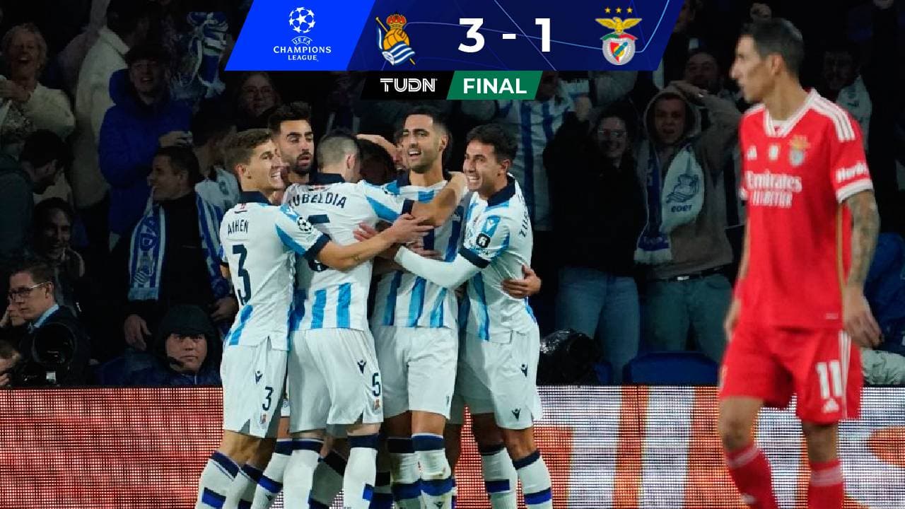 Real Sociedad vence al Benfica y acaricia los Octavos de Champions