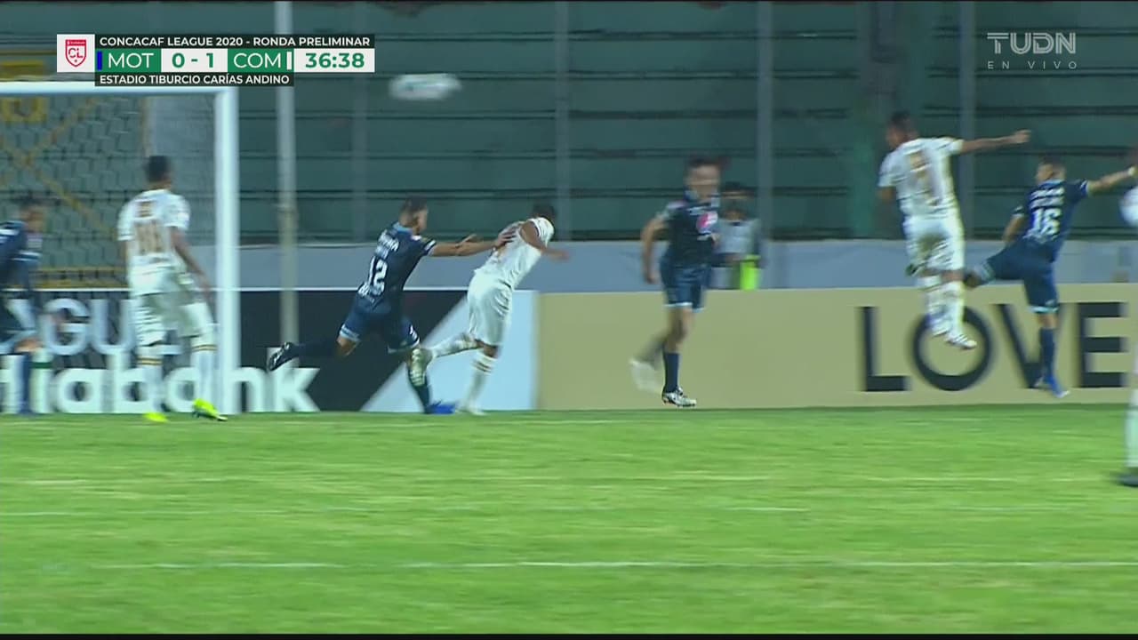 ¡'El Aviador' Lezcano! Testarazo para sorprender 0-1 al Motagua