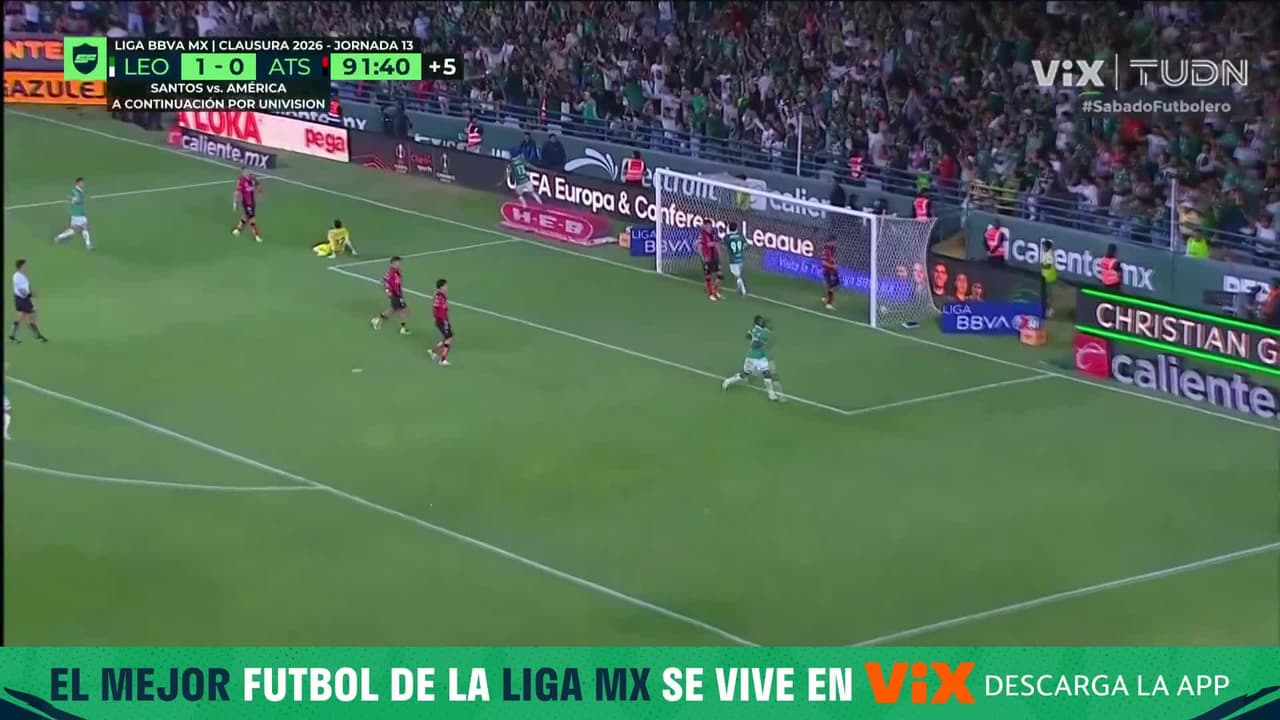 ¡Magistral definición de Daniel Arcila! El 2-0 de León y los tres puntos