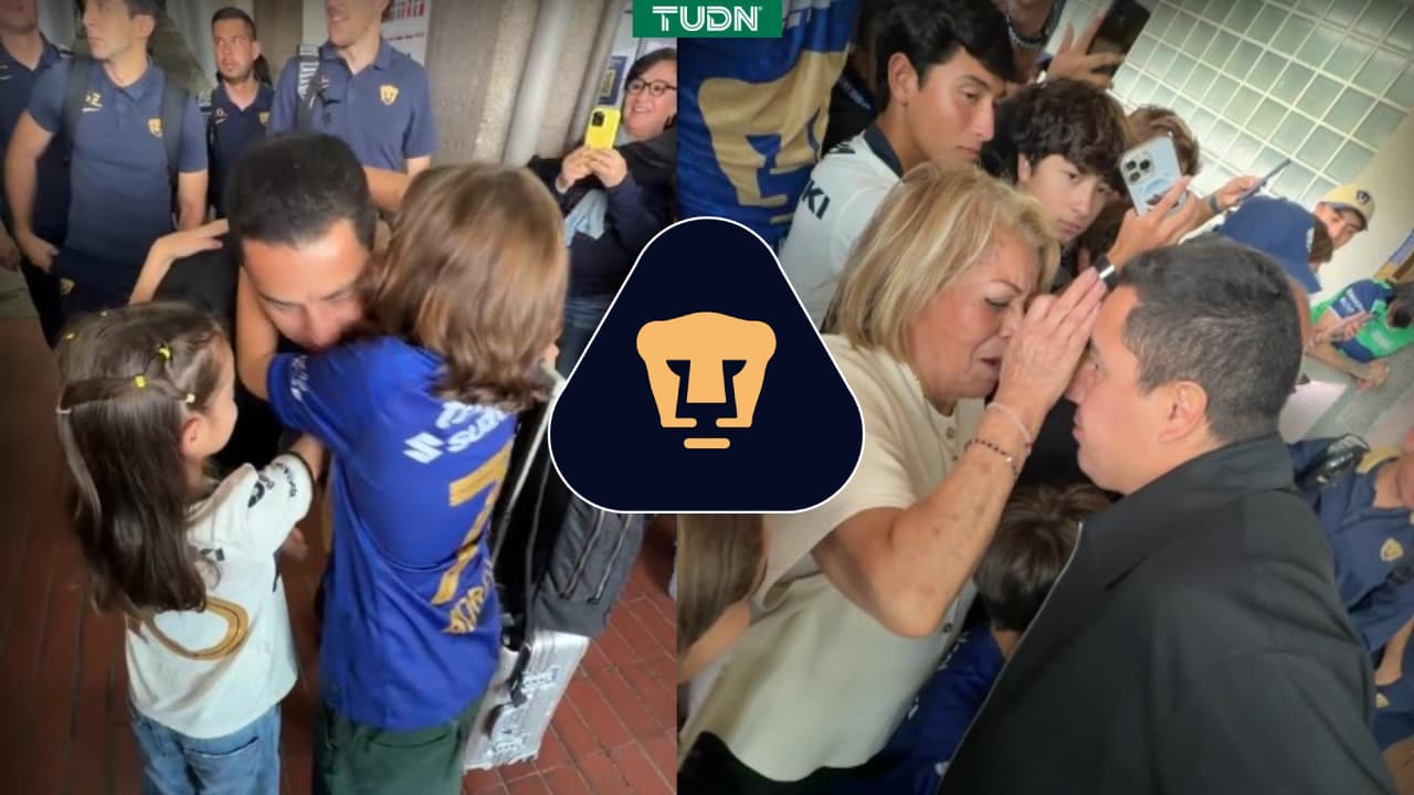 Momento emotivo de Efra con sus hijos y su madre