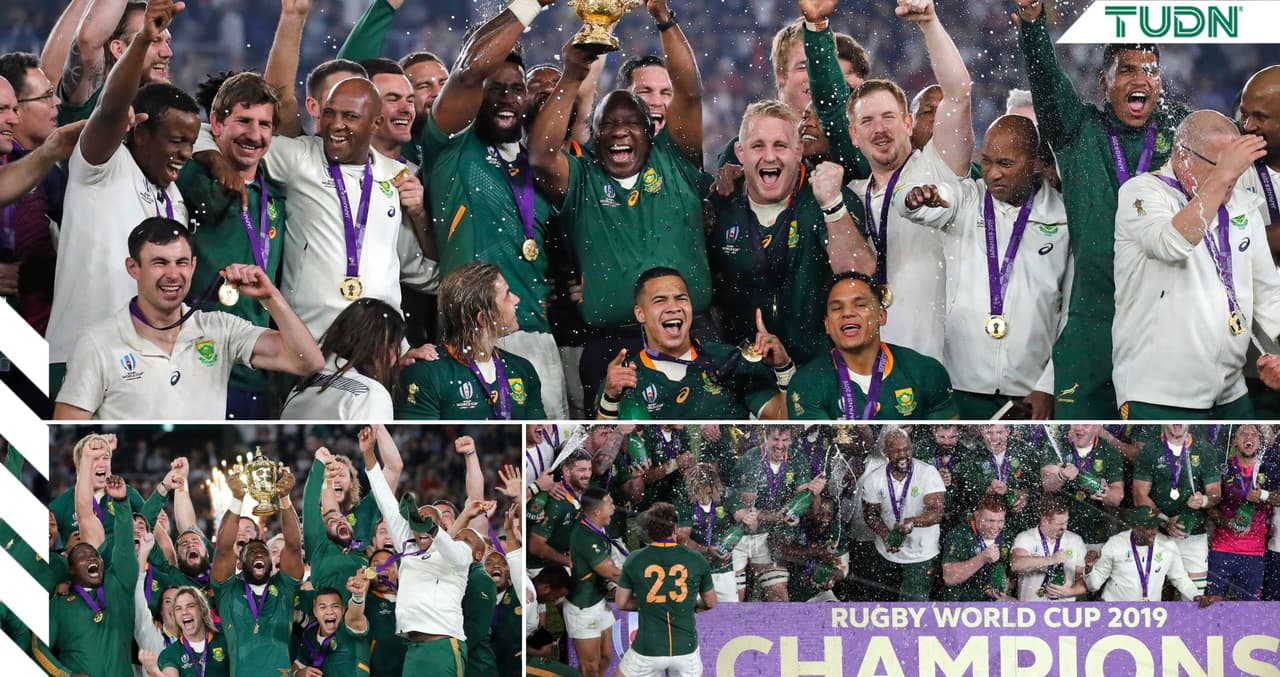 Los mundiales de 1995, 2007 y 2019 han sido para los Springboks.