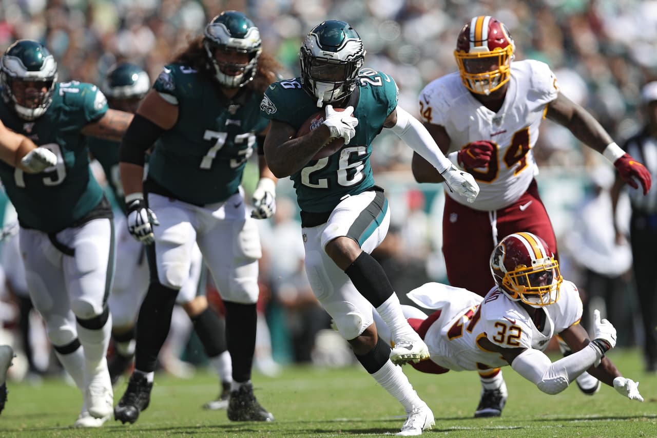 Philadelphia Eagles 
<b>32-27 </b>Washington Redskins