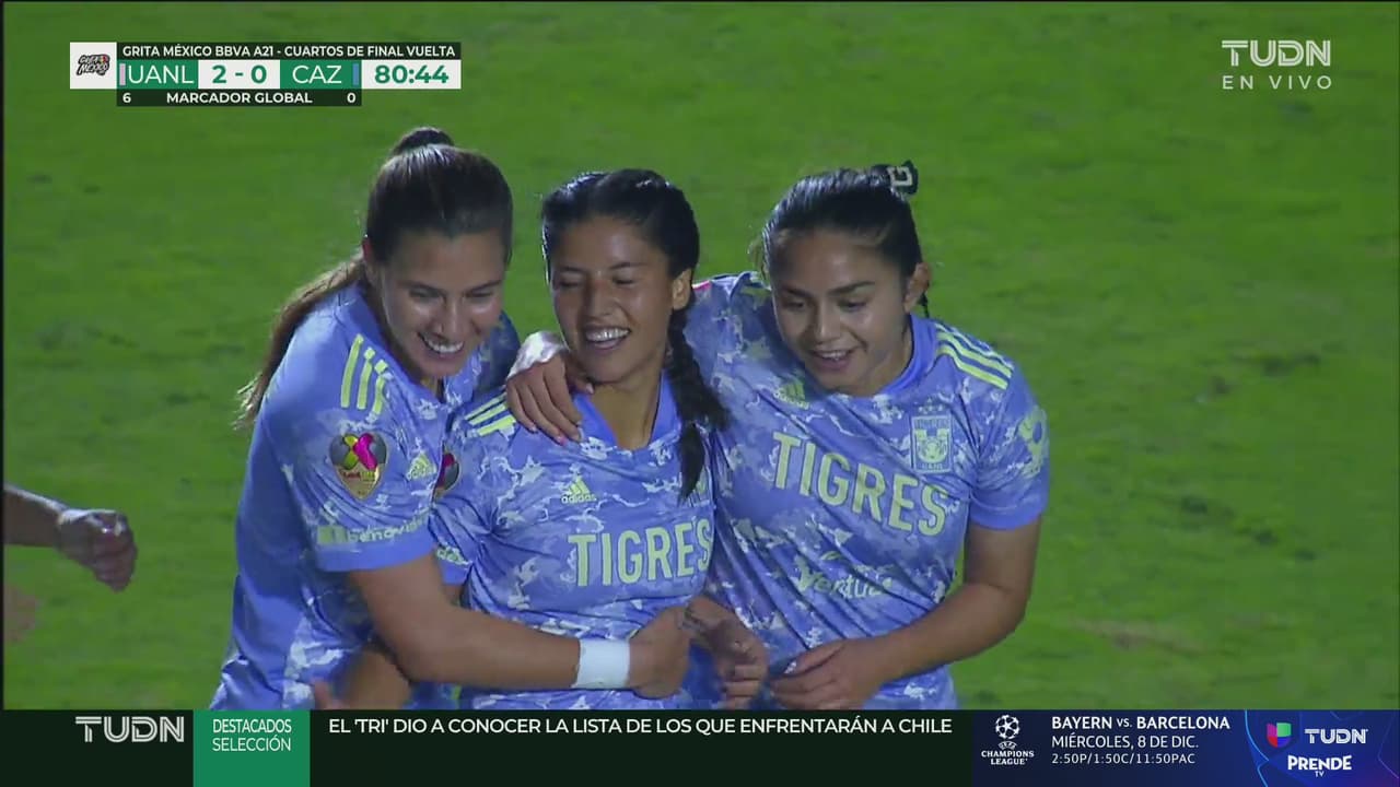 ¡Para enmarcar! Elizondo la baja y Ferrera anota de campanita para el 2-0