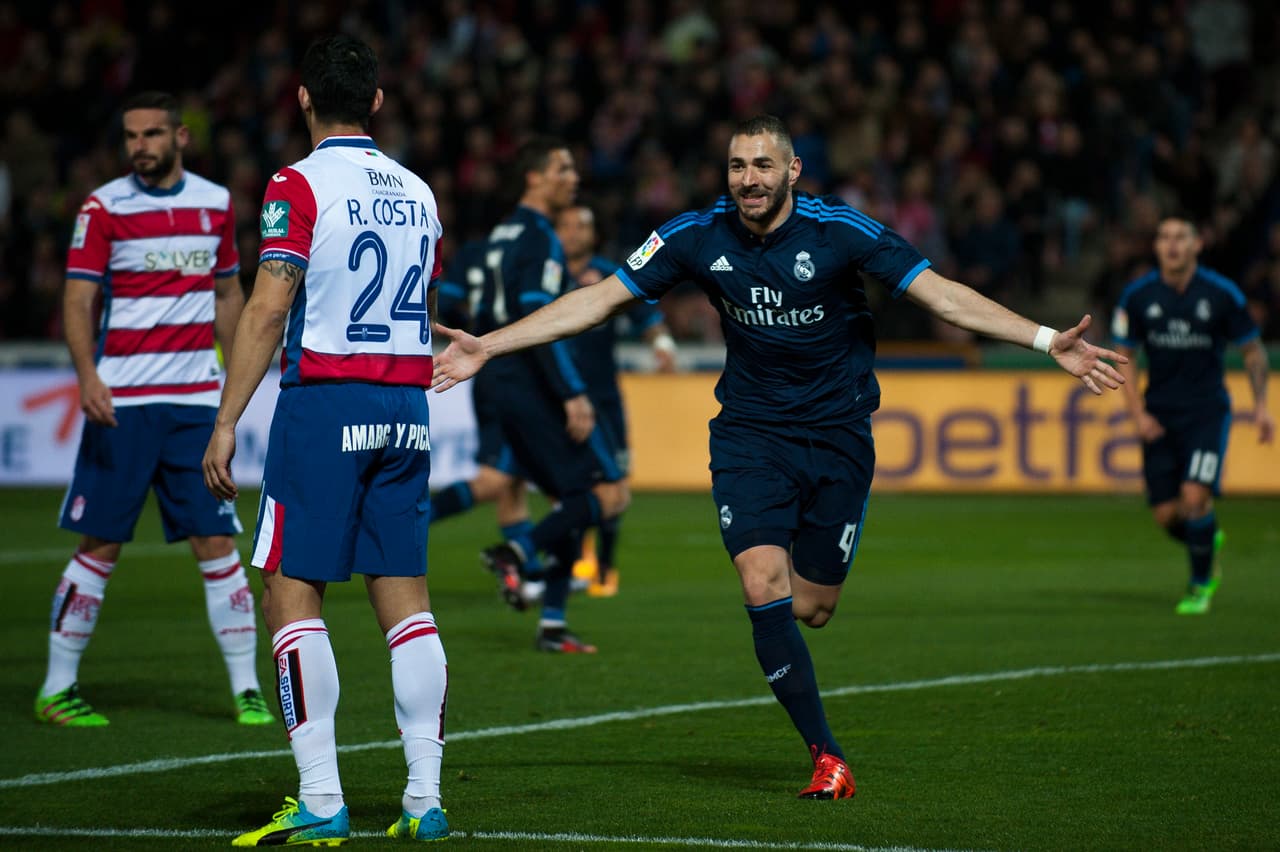El Real Madrid sufrió de más para salir con la victoria de la cancha del Granada al imponerse 2-1 al final de los 90 miutos.