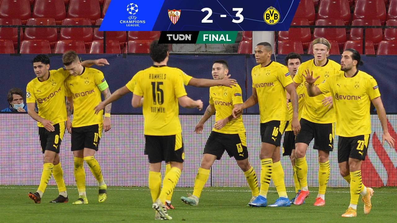 Borussia Dortmund regresa a Alemania con ventaja sobre Sevilla