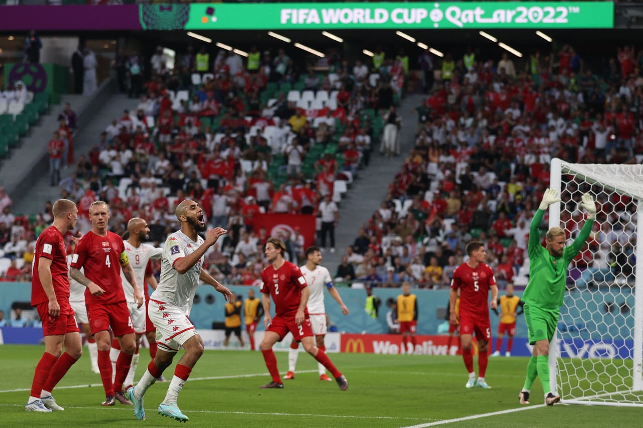 Dinamarca y Túnez regalan el primer 0-0 en la Fase de Grupos del 
<b>Mundial Qatar 2022. </b>