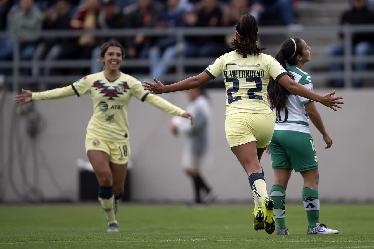 ¡Partidazo en Coapa! Duelo de poder a poder entre el América y las Guerreras del Santos Femenil que nos deleitó con una feria de goles.
