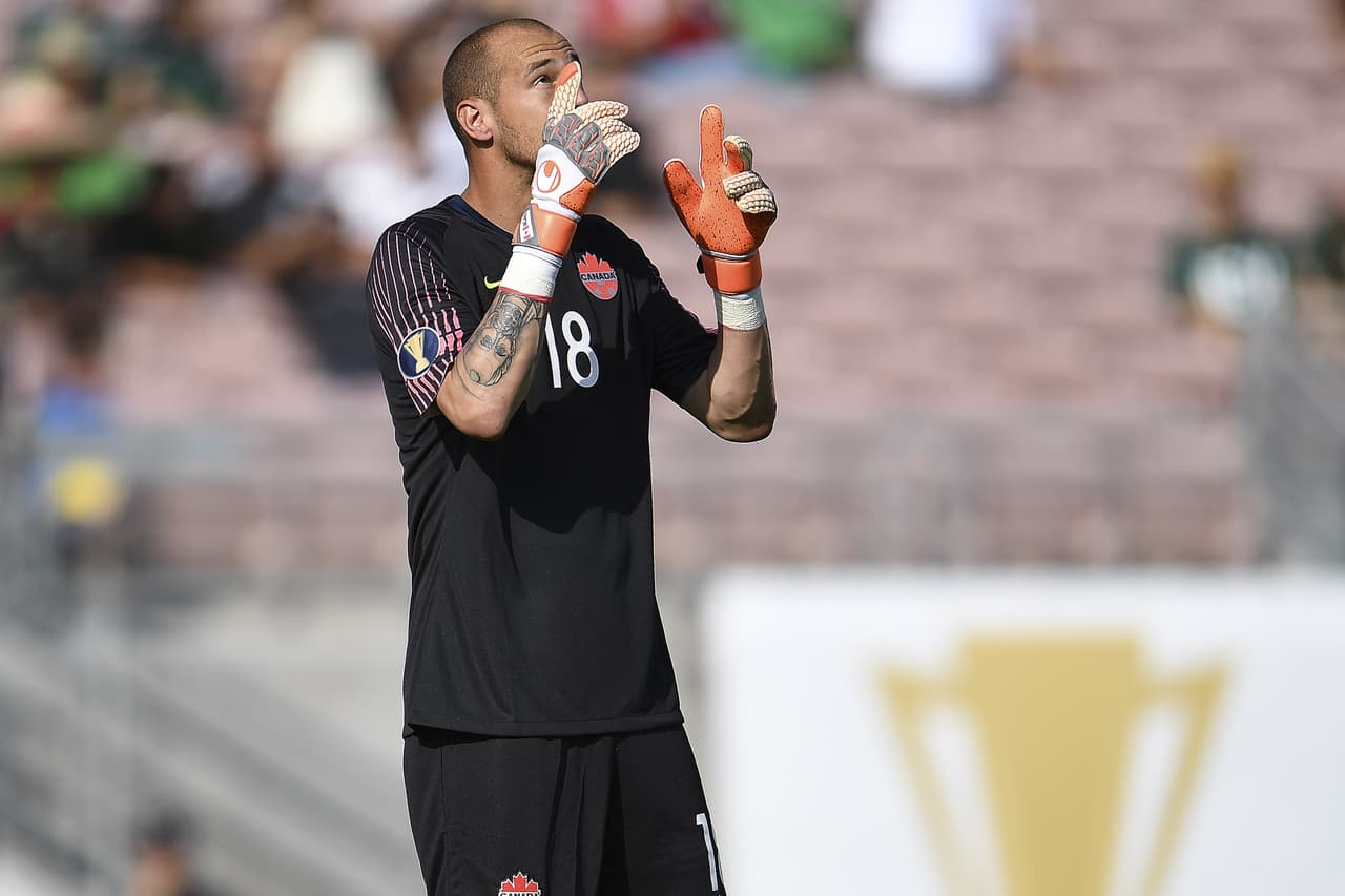 Así lo festejó el portero canadiense, Milan Borjan.