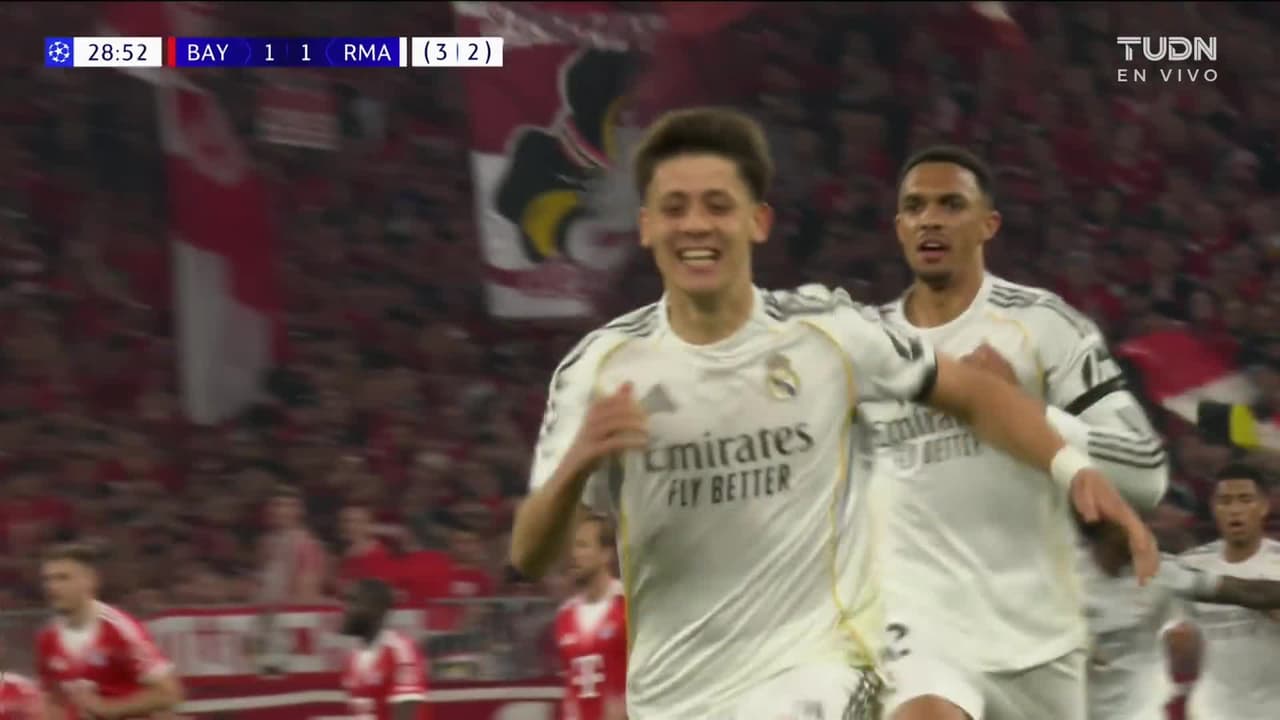 Gol del Real Madrid, Gol de Arda Guller, Bayern Munich vs. Real Madrid, 1-2