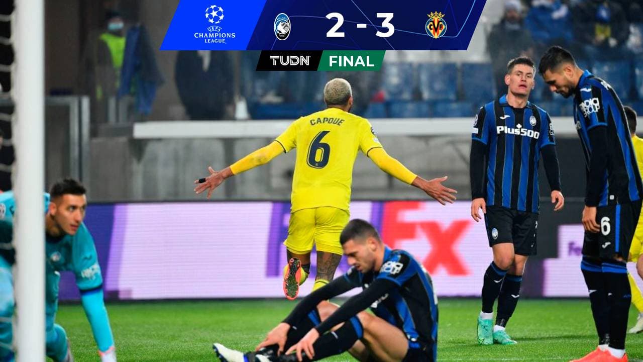 Villarreal le ganó al Atalanta y avanzó a Octavos en la Champions