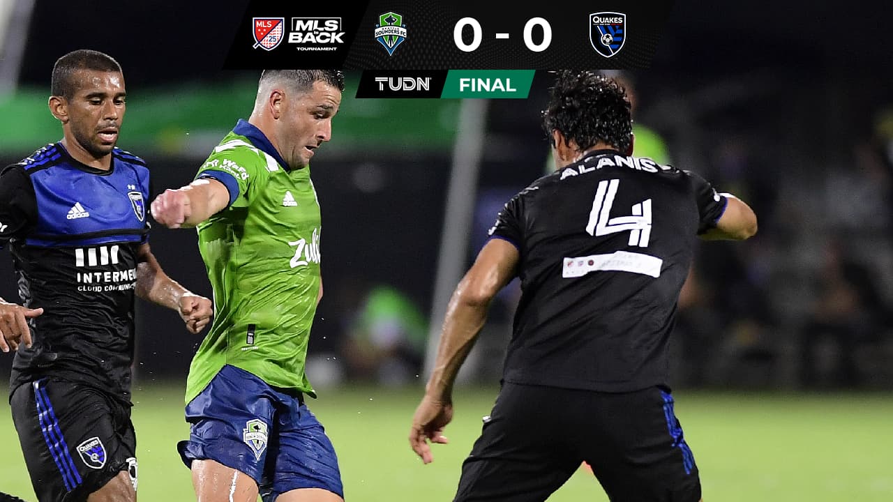 Alanís termina lesionado en empate de Earthquakes ante Seattle