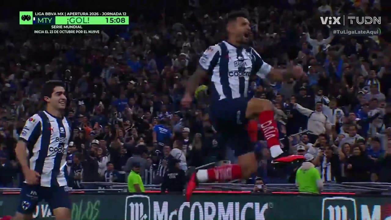 ¡Golazo de Rayados! Tecatito pone el 2-0 con esta obra de arte