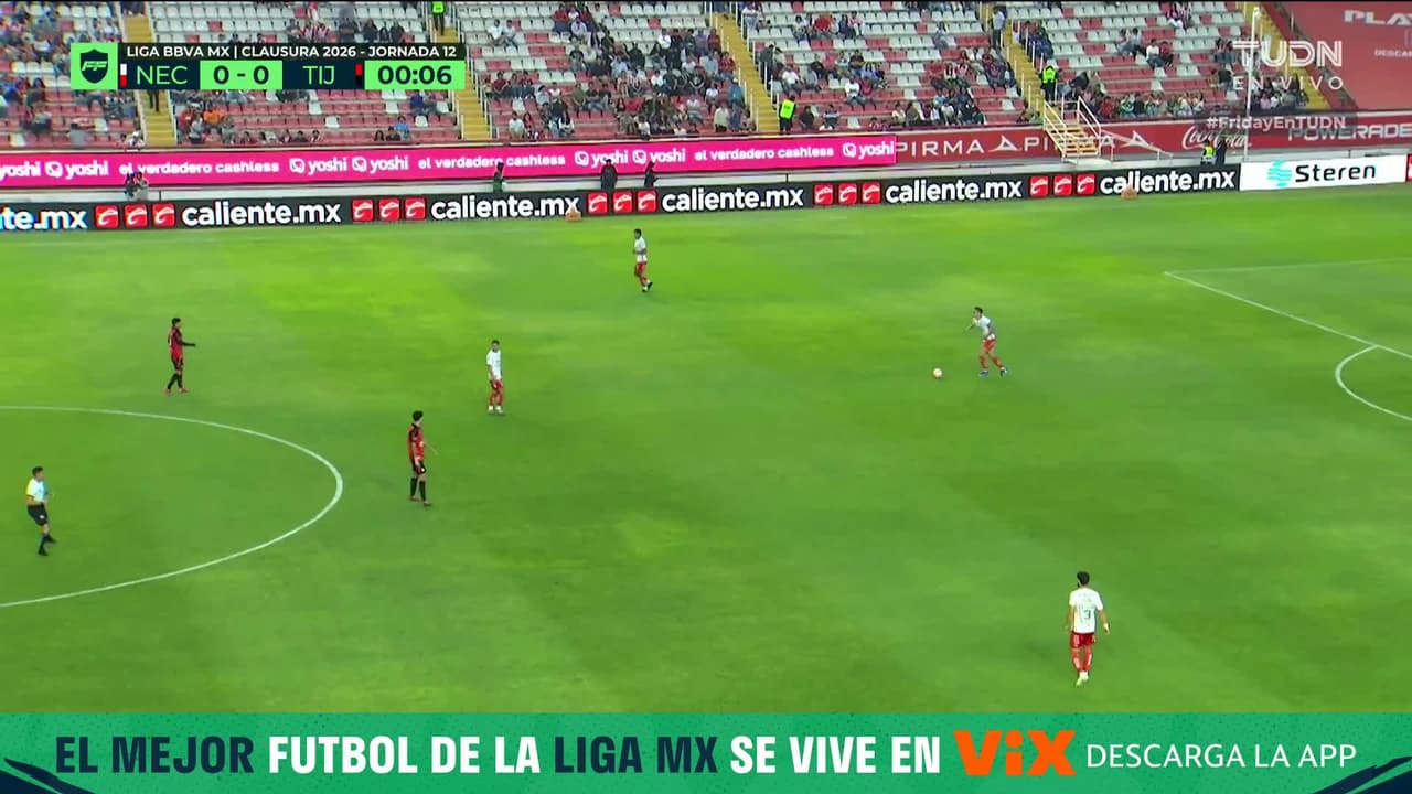 Arranca el Necaxa vs Tijuana de la Jornada 12