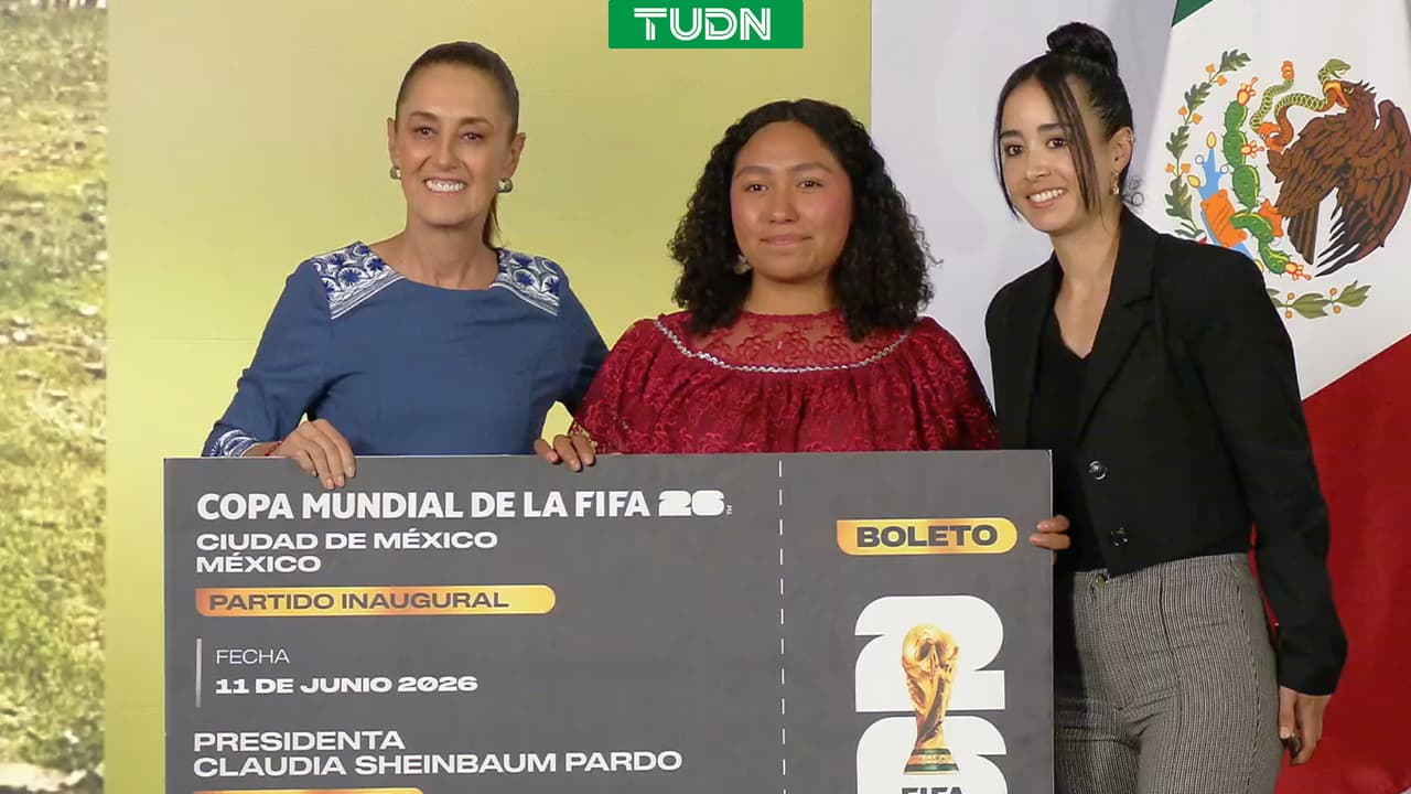 Claudia Sheinbaum revela la ganadora de su boleto para inauguración del Mundial
