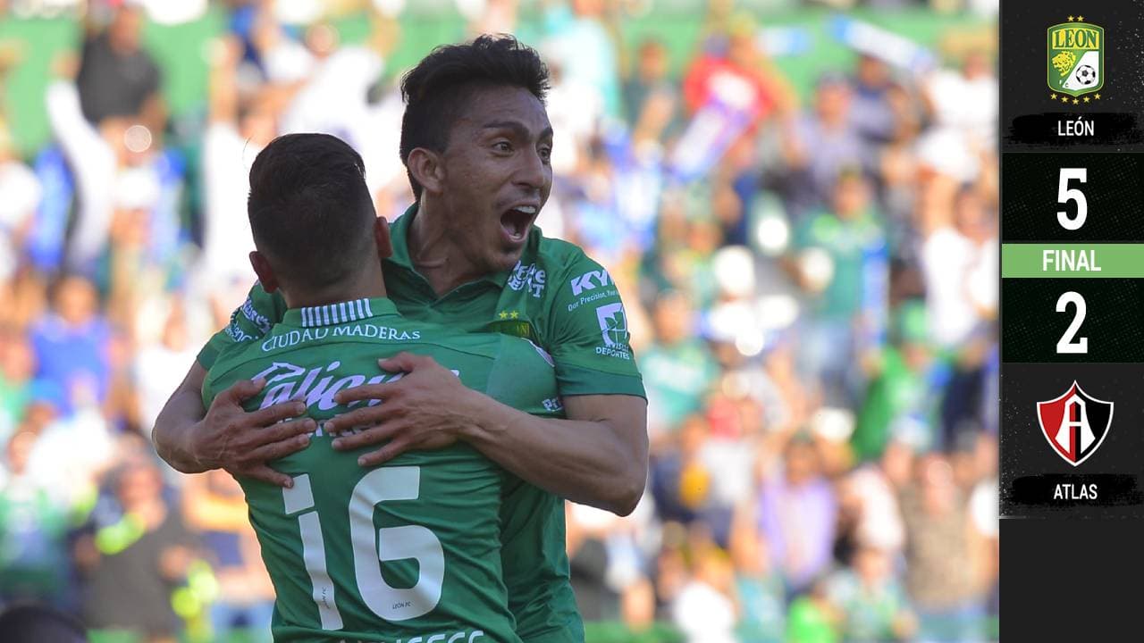¡Fiera intratable y con ángel! León vence a Atlas para aumentar marca histórica