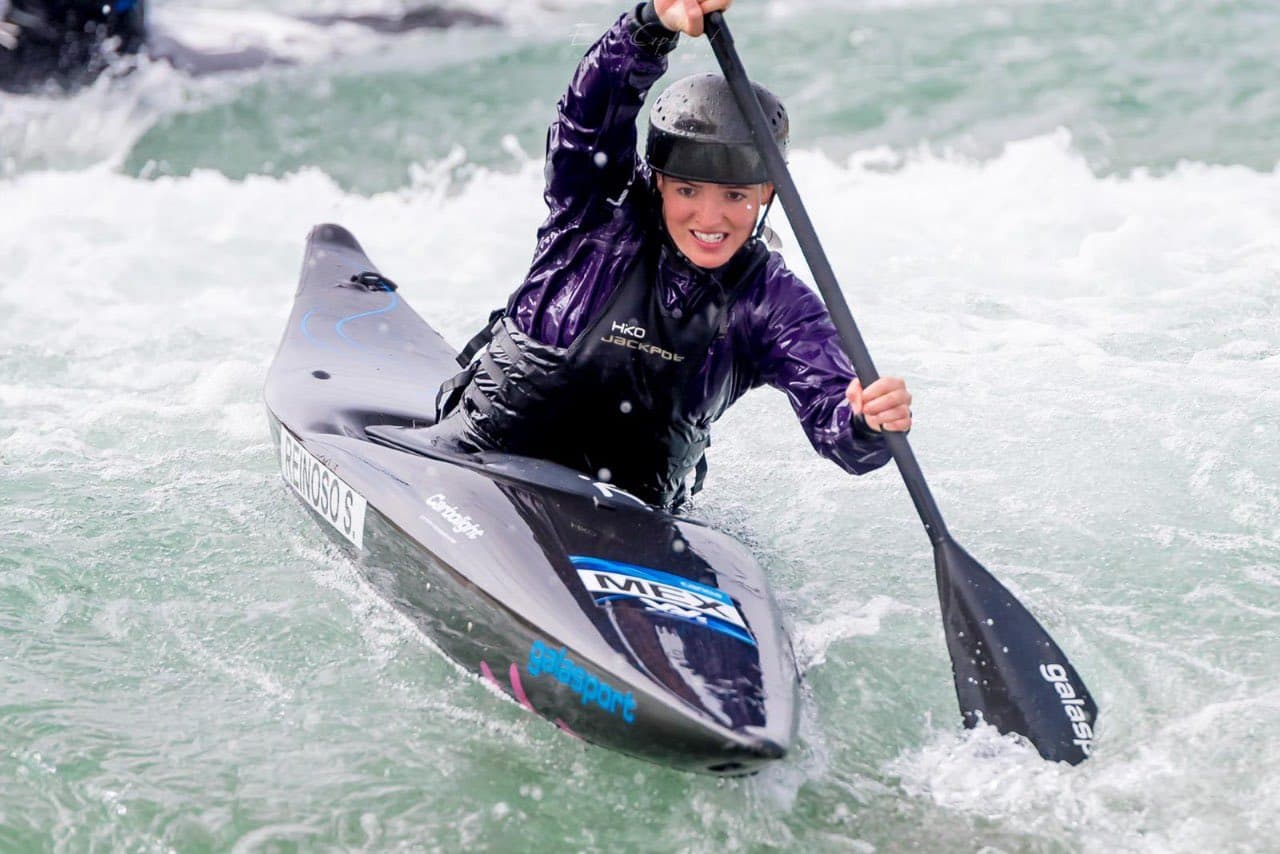 Sofia Salazar primera atleta en participar en canotaje Slalom