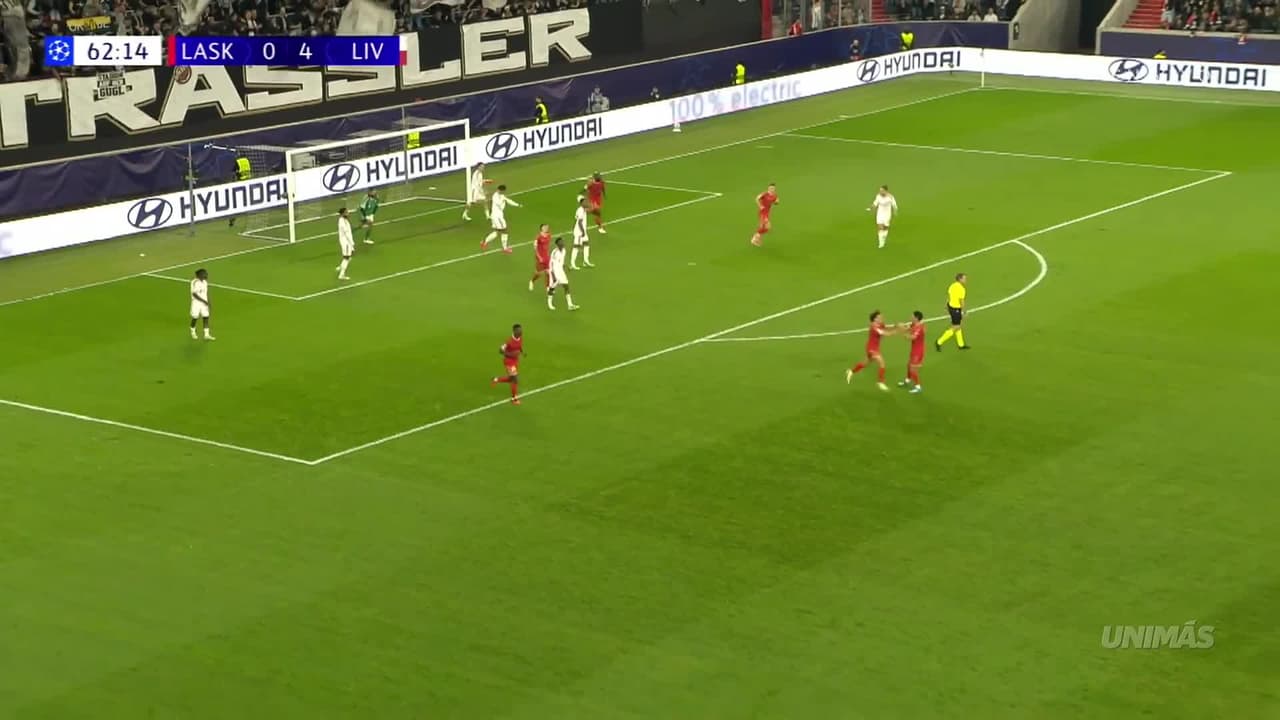 ¡Gol de LASK! Robert Ljubicic hace el de la honra ante Liverpool