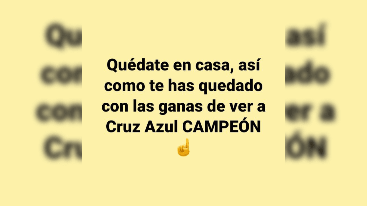 Así es como los memes se aprovechan de Cruz Azul y de sus aficionados a pesar del coronavirus.