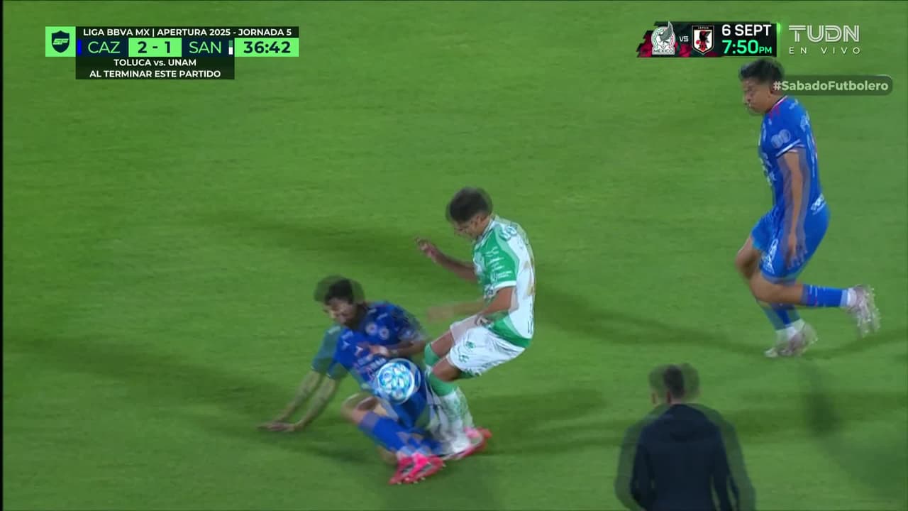 ¡Durísima entrada de Ramiro Sordo sobre Rivero le cuesta Tarjeta roja!