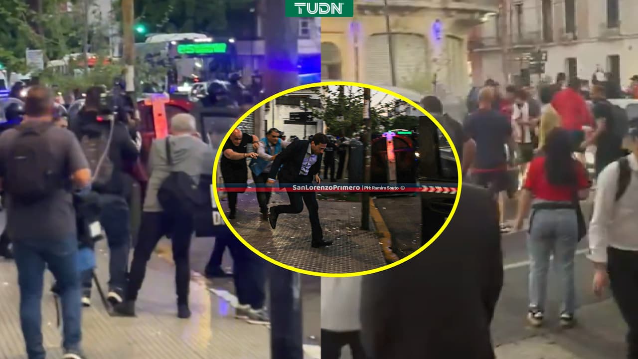 Presidente de San Lorenzo, Marcelo Moretti, sale corriendo tras protesta de fanáticos 