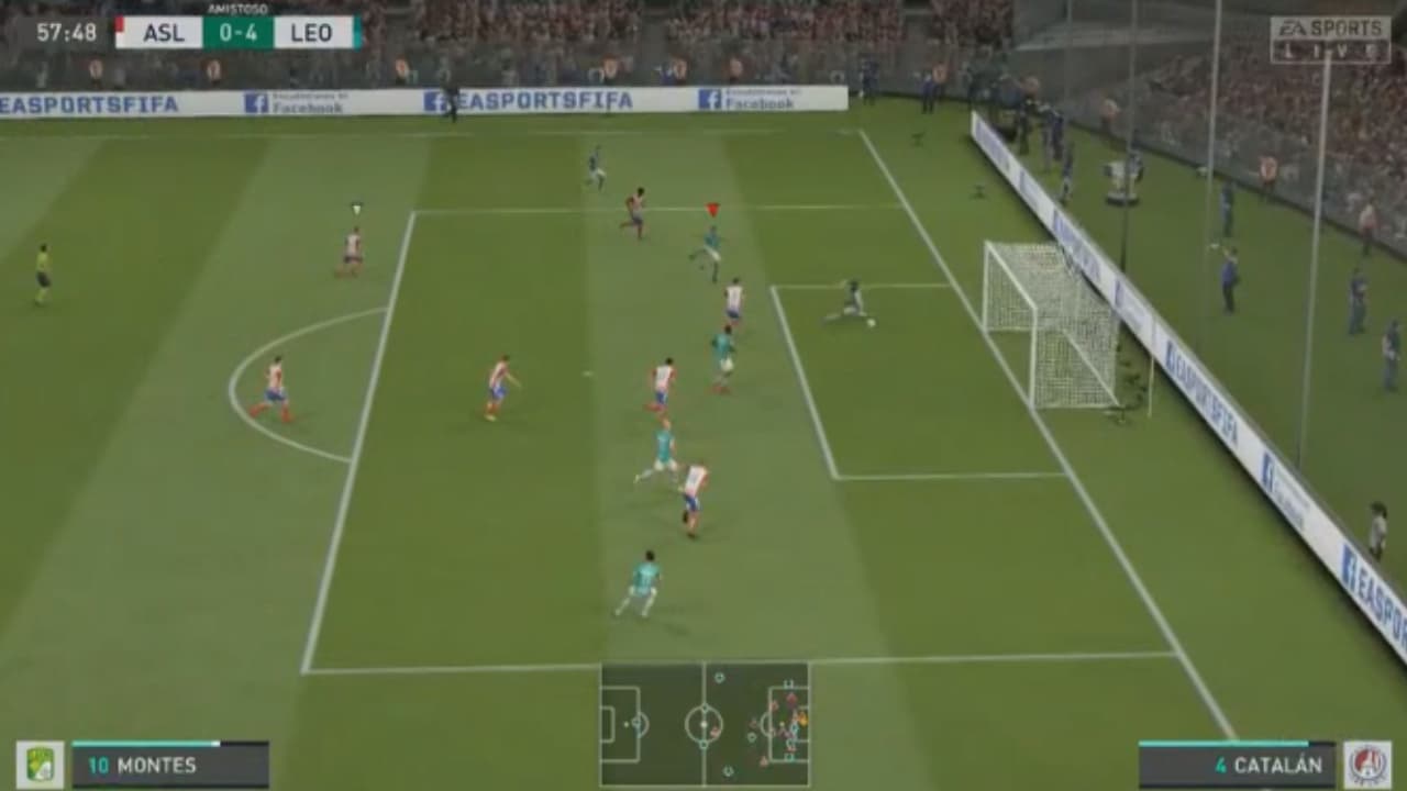 Sosa, representando al León, destrozó 6-1 a Reyes, representante del Atlético San Luis.