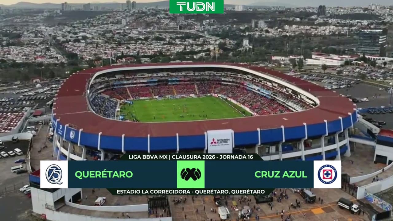 Querétaro vs. Cruz Azul | EN VIVO: Goles, resumen, resultado del partido de jornada 16 del Clausura 2026