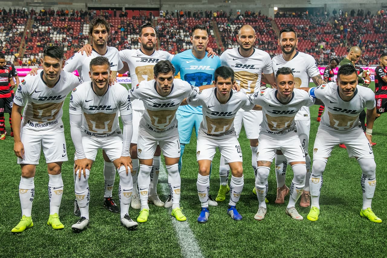 Pumas presentó esta alineación inicial encabezada por David Patiño.