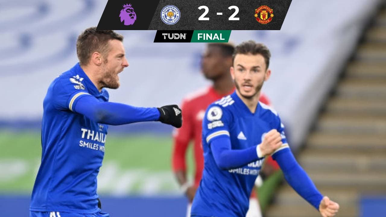 Leicester City impide a Manchester United el subliderato