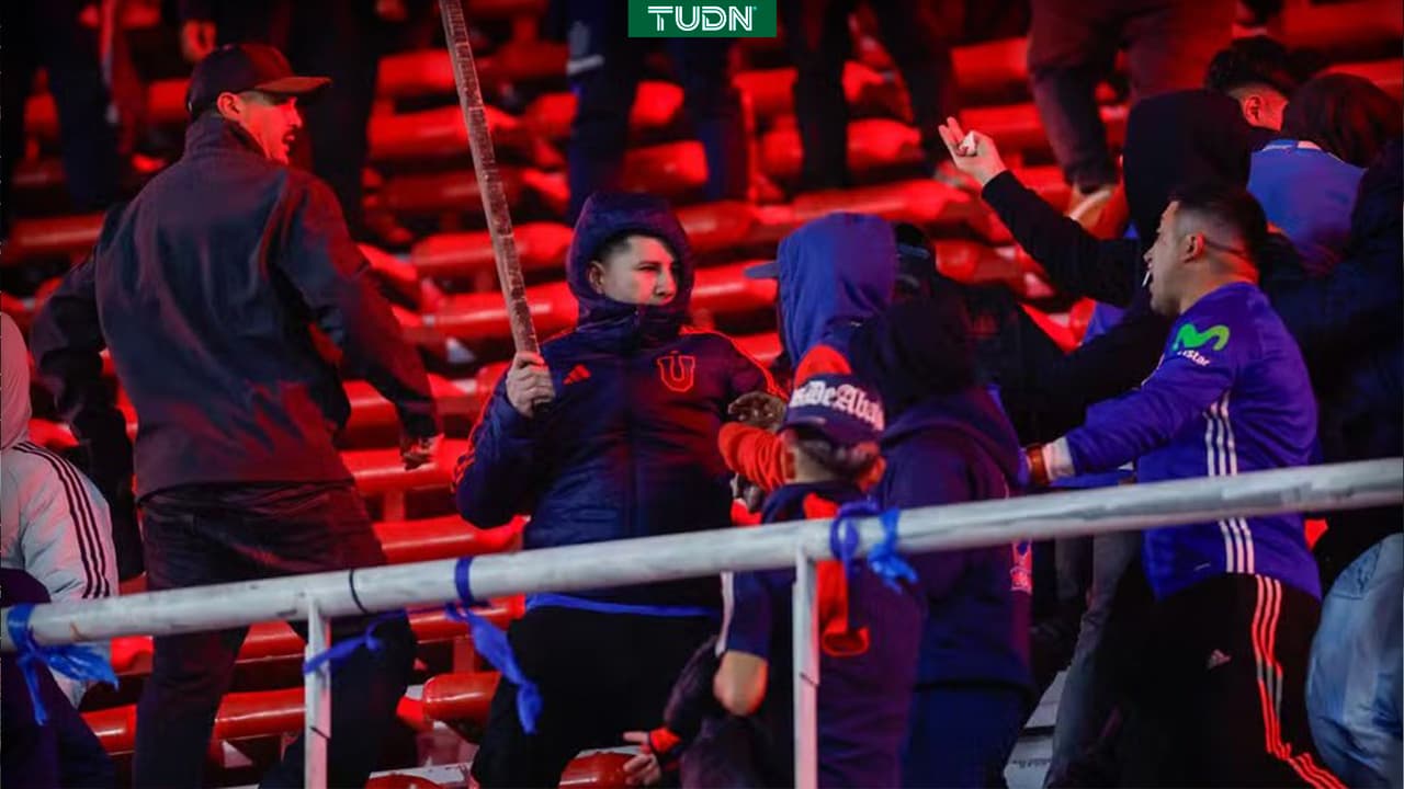 Varios heridos, uno de gravedad, y destrozos en el estadio es el recuento de los daños