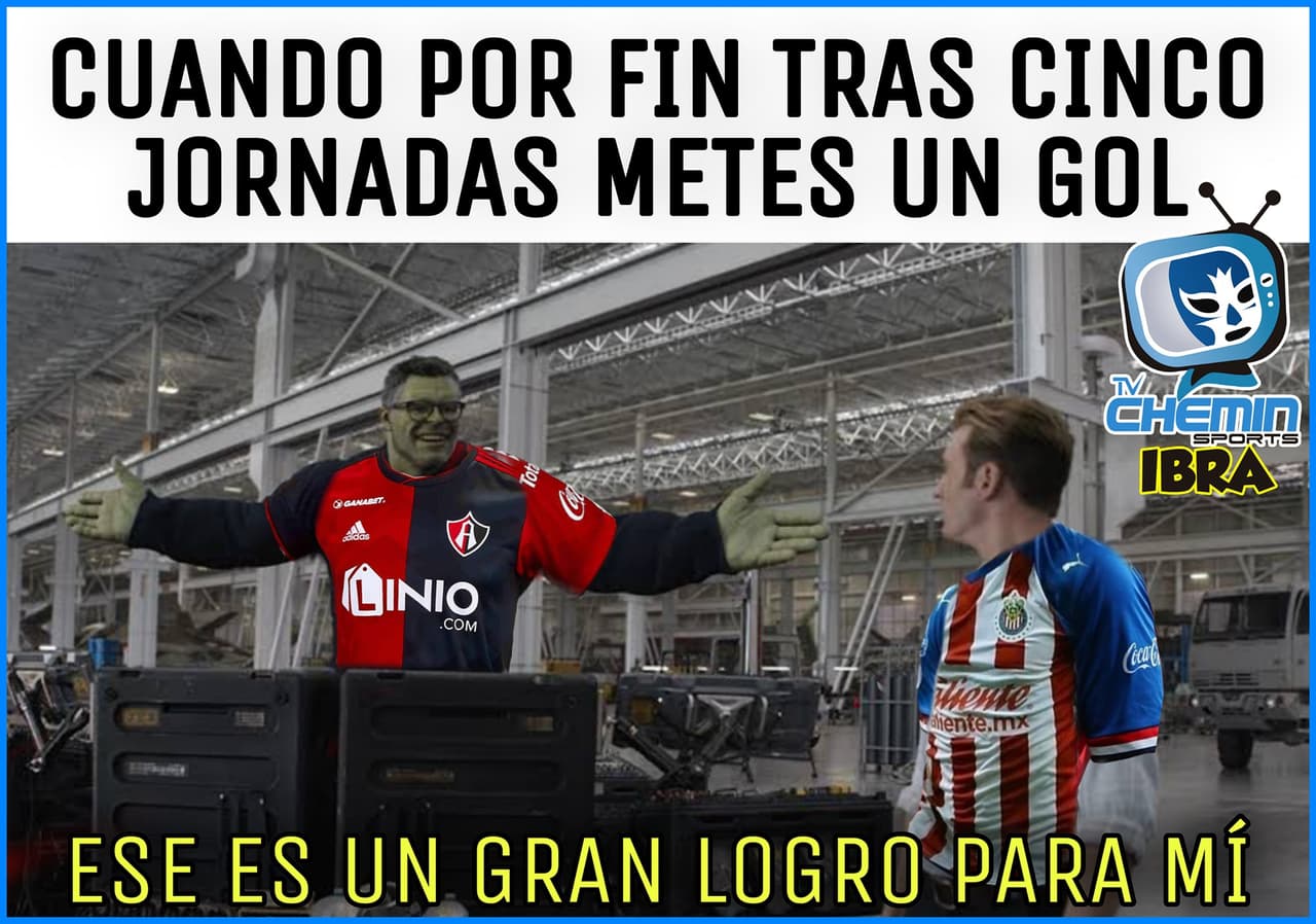 Atlas anota su primer gol del torneo y los memes lo toman como la excusa perfecta para salir de su cueva.