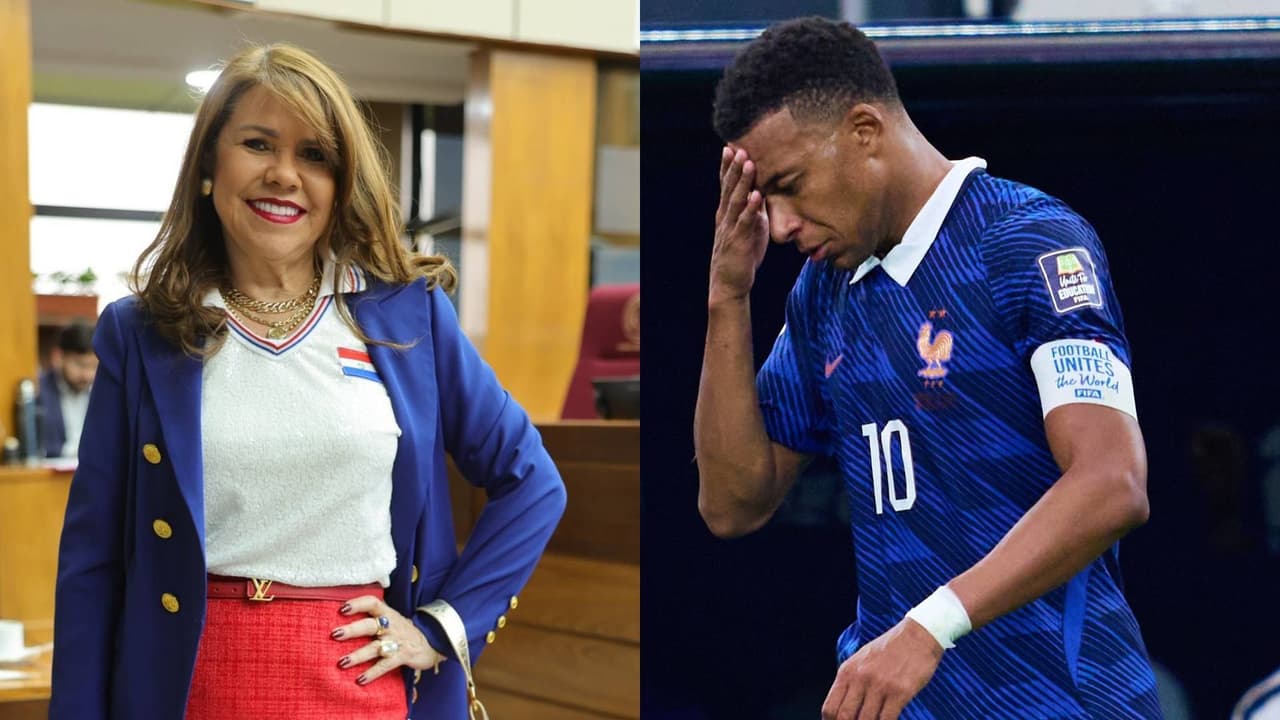 Celeste Amarilla, senadora de Paraguay, se burló de la eliminación de Francia del Mundial