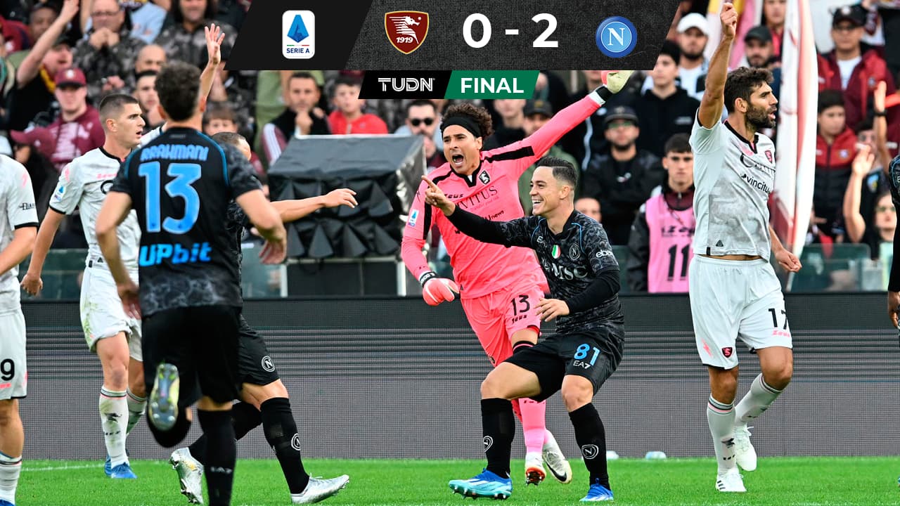 Guillermo Ochoa es premiado y evita goleada del Napoli al Salernitana