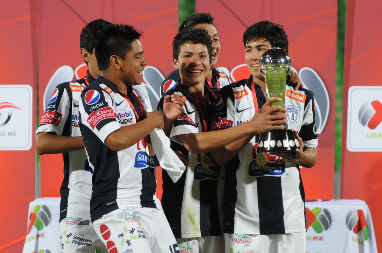 'Chucky' lideró al Pachuca campeón del torneo nacional Sub-17, con lo que desde chico prometía ser la esperanza de grandes victorias para el fútbol mexicano.
