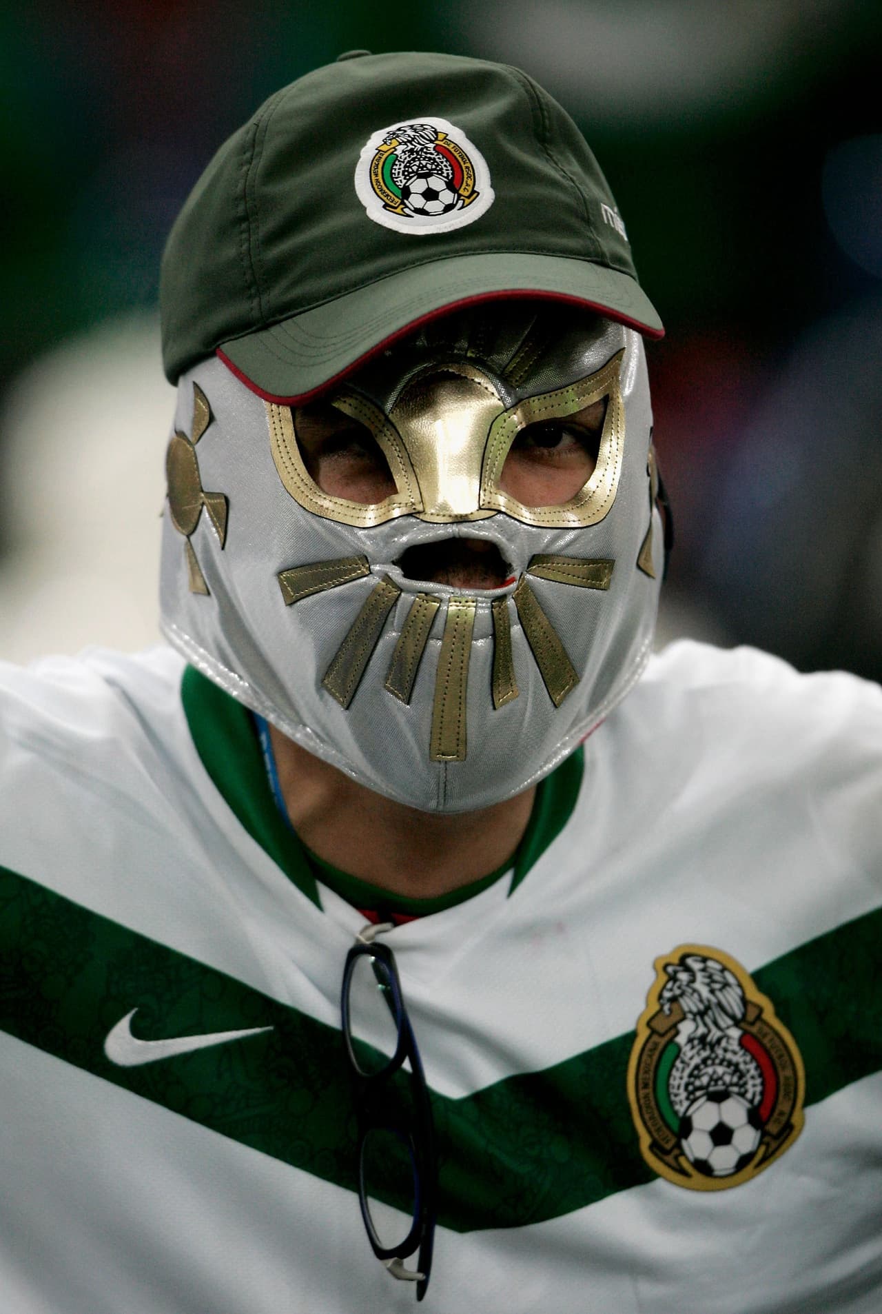 Las máscaras son un atuendo típico en los fanáticos mexicanos en los Mundiales de fútbol, pero en Rusia 2018 fueron prohibidas. Acá algunas de las que han pasado en medio del apoyo de los hinchas.