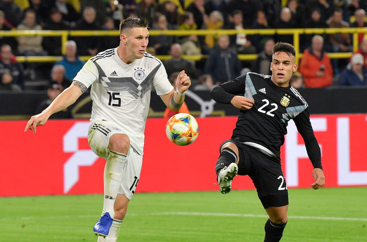 Alemania 2-2 Argentina. Goles de Gnabry y Havertz, por los alemanes; Lucas Alario y Lucas Ocampos, por la Albiceleste.