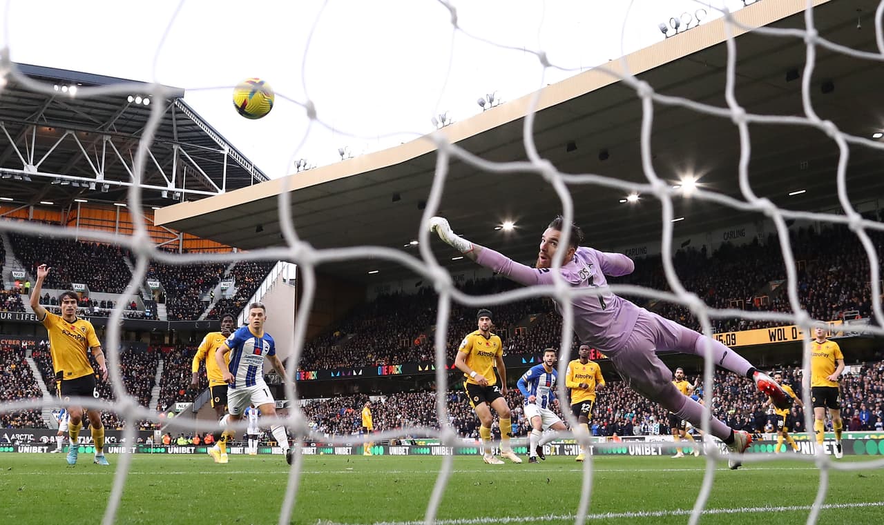 Brighton remontó y venció 2-3 al Wolverhampton en el Molineux Stadium en la Jornada 15.