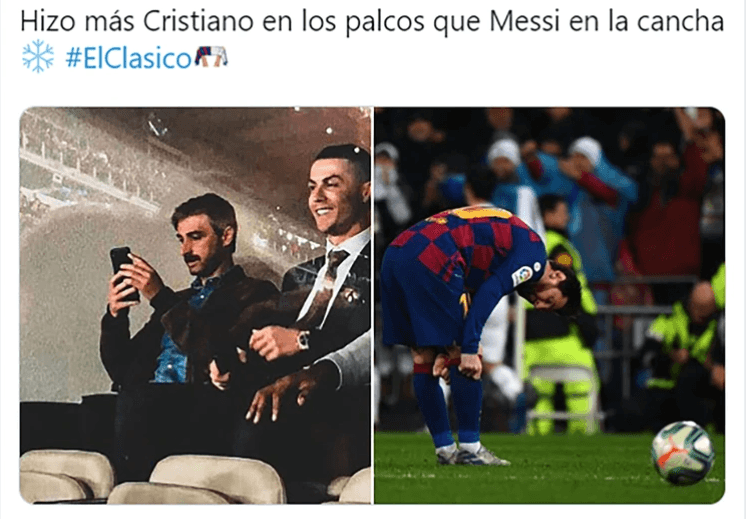 Los memes de El Clásico acabaron con el Barcelona, Messi e inlcuso figuraron Cristiano Ronaldo y Vinicius.