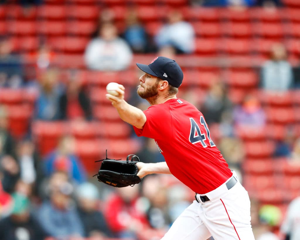 Al menos, el as de la rotación de Boston no salió derrotado, como le había suceido en sus actuaciones anteriores de este año.