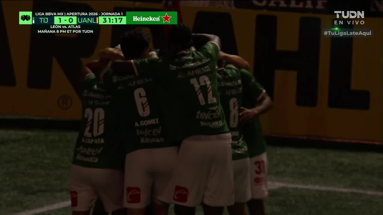 ¡El golazo de Ramiro Árciga vs. Tigres que abre el Apertura 2026 en la frontera!