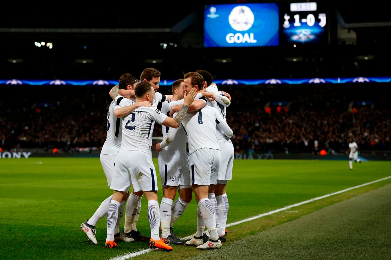 Tottenham Hospur se fue con la tranquilidad del 1-0 a su favor al descanso contra un Junventus que parecía inofensivo.