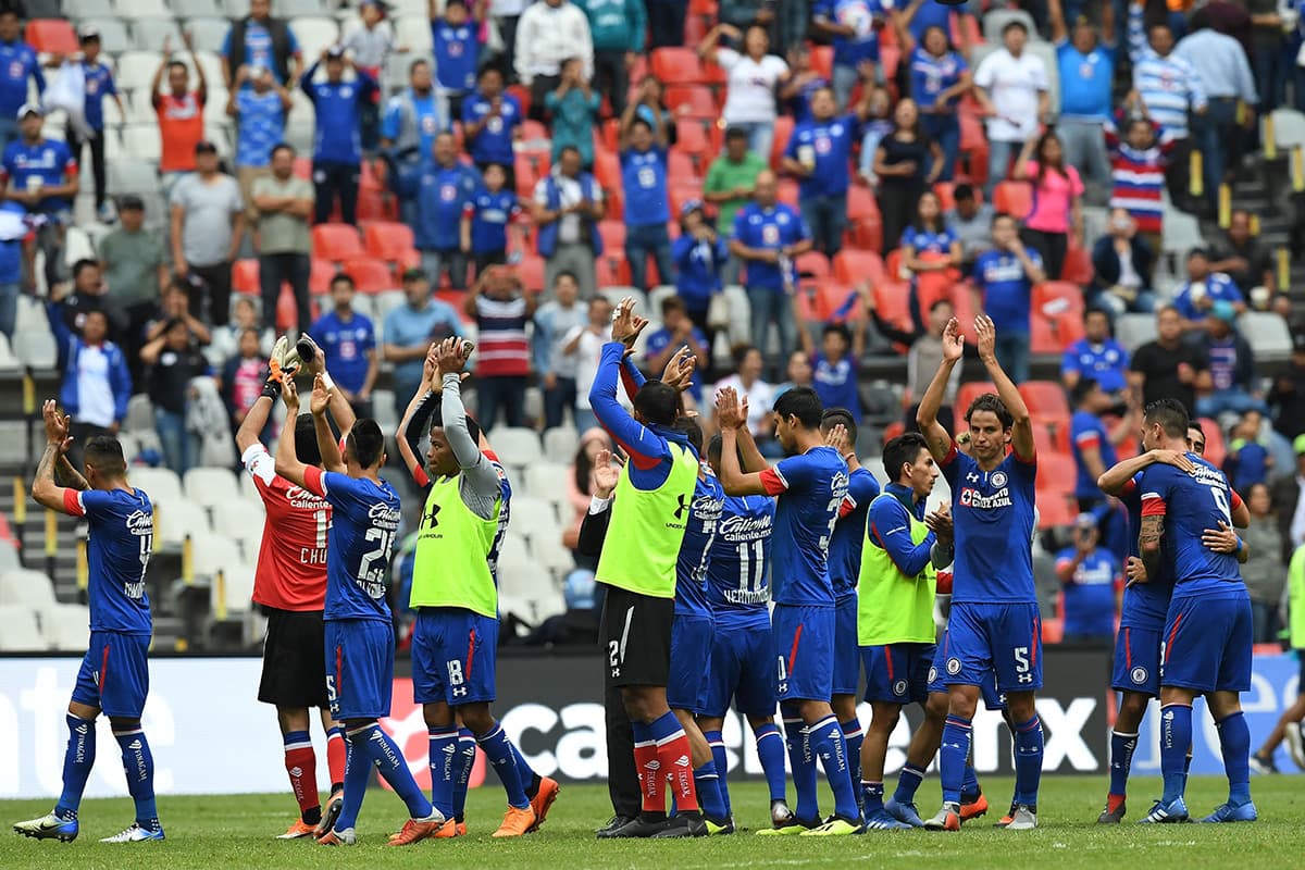 Tres victorias consecutivas, siete goles a favor y ninguno en contra es el balance como local de Cruz Azul en el inicio del Apertura 2018.
