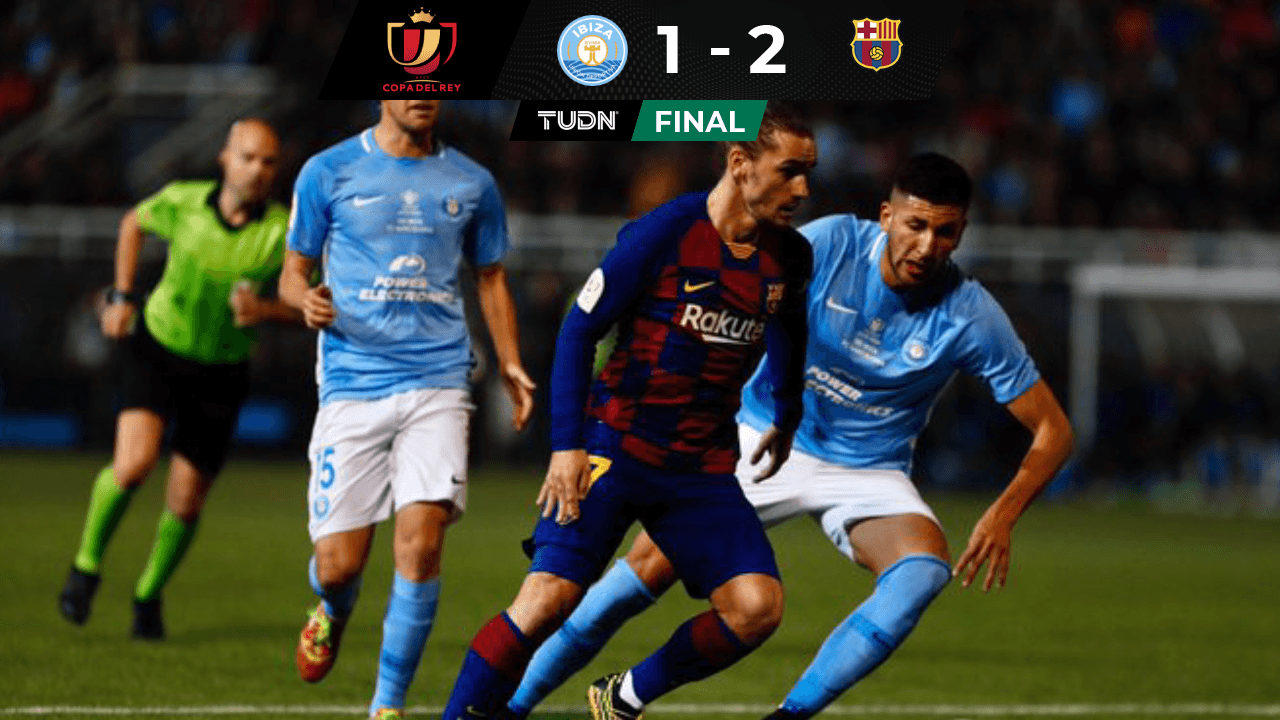 Antoine Griezmann salvó al Barcelona ante el desconocido Ibiza