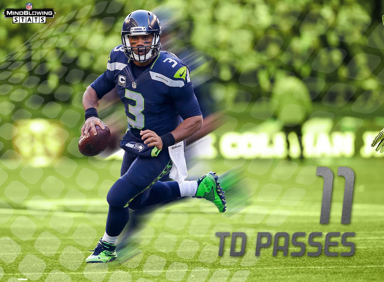 4.- Wilson en su momento estelar.- Los 11 pases de touchdown de Russell Wilson en los últimos tres juegos son una marca para la franquicia en ese lapso de tiempo. La marca anterior era de 10, conseguida por Dave Krieg en 1984-85 y Warren Moon en 1997. Wilson consiguió solo 10 pases de touchdown en los primeros nueve juegos de esta temporada.