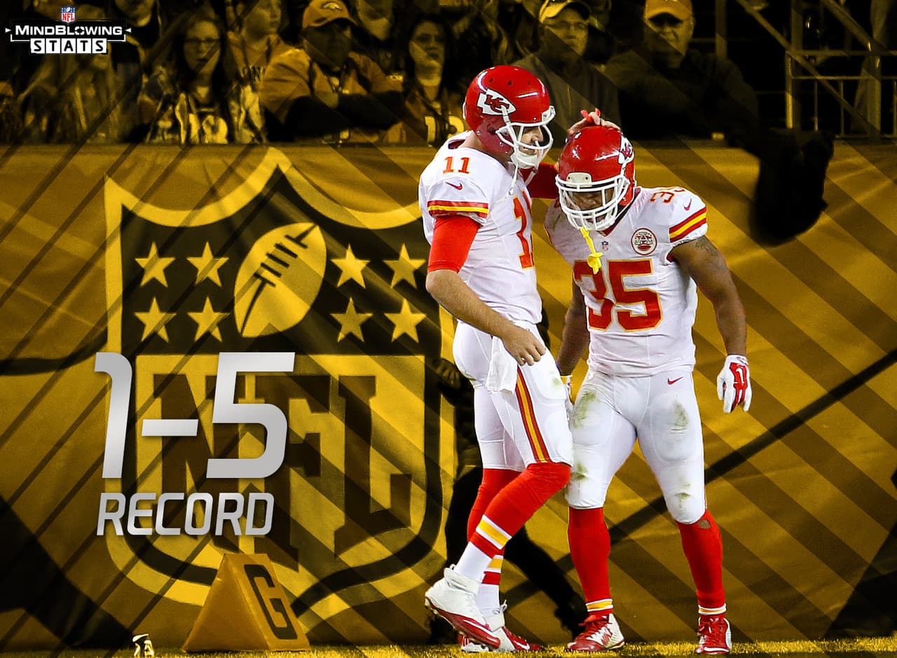 5.- Lento inicio pero con los playoffs a la vista.- Los Chiefs están buscando convertirse en solo el segundo equipo en la historia de la NFL en llegar a los playoffs tras empezar la temporada con marca de 1-5. El primer equipo en lograrlo fueron los Bengals de 1970, quienes iniciaron 1-6 antes de ganar sus últimos siete juegos para meterse a la postemporada.