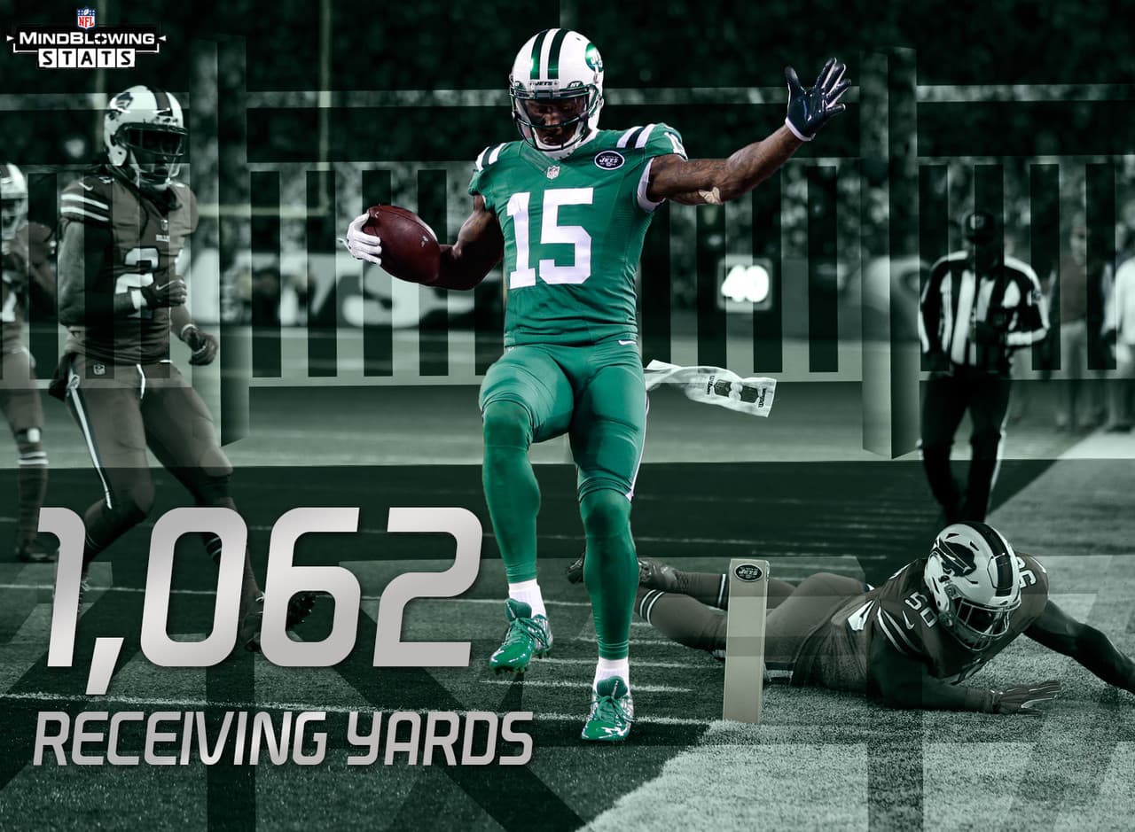 6.- Los cambios de equipo no importan.- Brandon Marshall ha conseguido 1,062 yardas recibidas en su primera temporada con los New York Jets. Con ello, se convirtió en el primer jugador en la historia de la NFL en conseguir al menos una temporada de 1,000 yardas recibidas con cuatro equipos diferentes (Denver Broncos, Miami Dolphins, Chicago Bears y New York Jets).