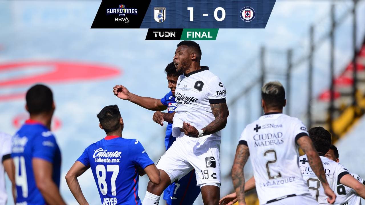 Querétaro sorprende a Cruz Azul y le quita el invicto